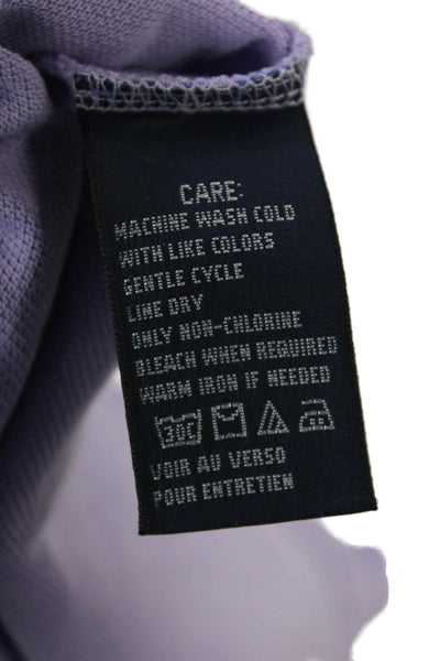 Ralph Lauren Blue Label Womens Short Sleeve Slim Fit Polo Shirt Purple Size S