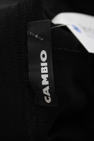 Cambio Women's Elastic Waist Pocket Lounge Wear Sweatpants Black Size 12