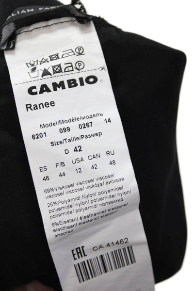 Cambio Women's Elastic Waist Pocket Lounge Wear Sweatpants Black Size 12