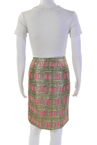 J. Mclaughlin Women's Hook Closure Lined Abstract Print Mini Skirt Size 12