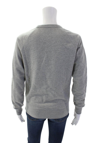 Everlane Womens Cotton Crew Neck Pullover Sweatshirt Top Gray Size XXXS