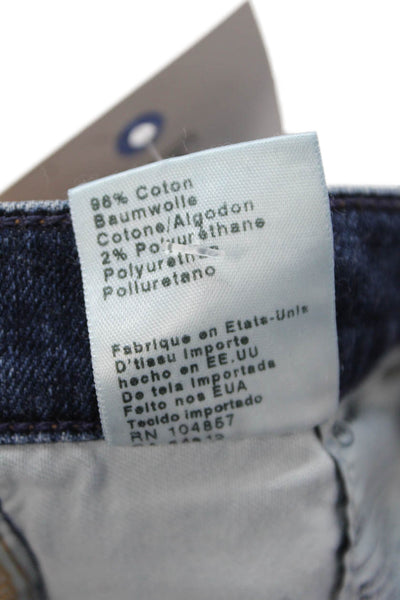 AG Adriano Goldschmied Womens Cotton The Stevie Roll Up Jeans Blue Size 31