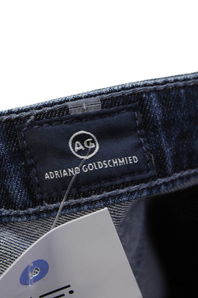 AG Adriano Goldschmied Womens Cotton The Stilt Roll Up Jeans Blue Size 31