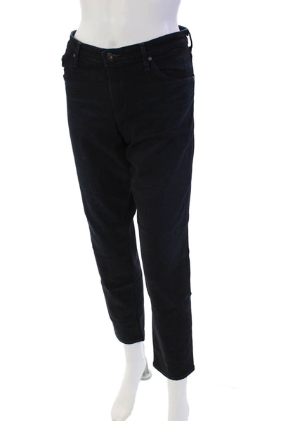 AG Adriano Goldschmied Womens The Stevie Slim Straight Ankle Jeans Blue Size 31