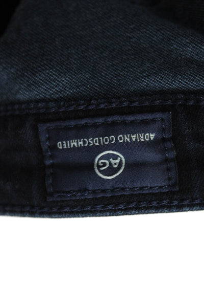 AG Adriano Goldschmied Womens The Stevie Slim Straight Ankle Jeans Blue Size 31