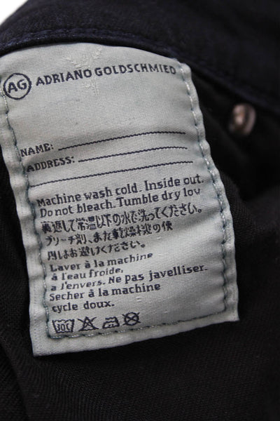 AG Adriano Goldschmied Womens The Stevie Slim Straight Ankle Jeans Blue Size 31