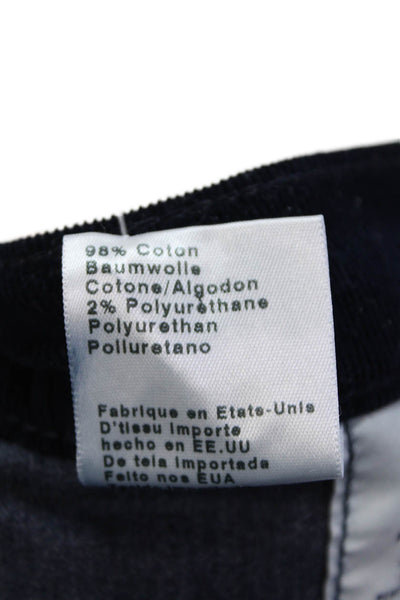 AG Adriano Goldschmied Womens Cotton Corduroy Slim Fit Jeans Blue Size 32