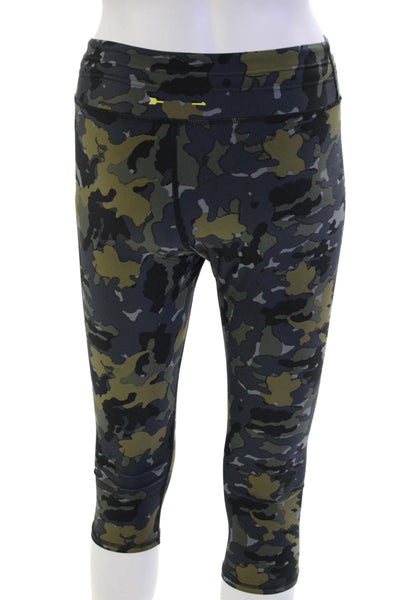 The Upside Womens Midrise Fitted Workout Two Piece Camouflage Legging Set Size S