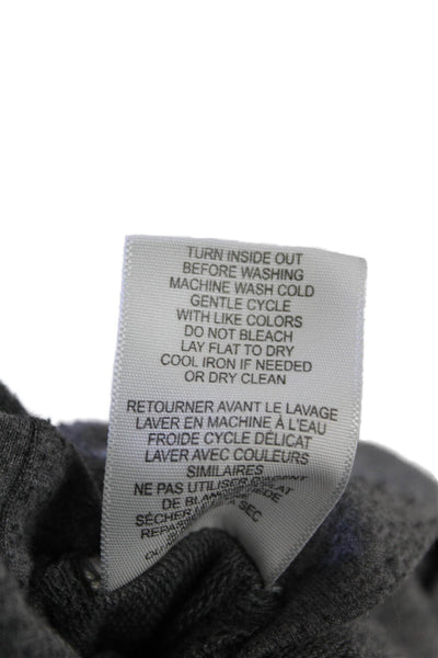 Soft Joie Womens Modal Long Sleeve Button Open Collar Sweater Gray Size S