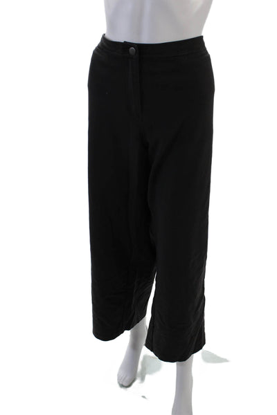 Eileen Fisher Womens Pocketed High Rise Wide Legged Pants Solid Gray Size 2X