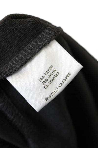 Eileen Fisher Womens Pocketed High Rise Wide Legged Pants Solid Gray Size 2X