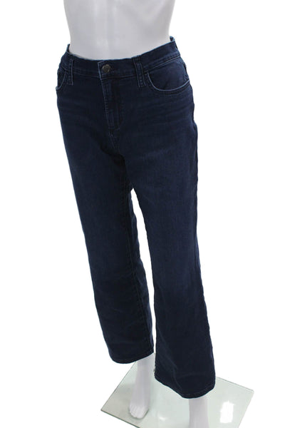 Joes Womens Cotton Zip Button Lined Wide Leg Denim Jeans Blue Size EUR 31