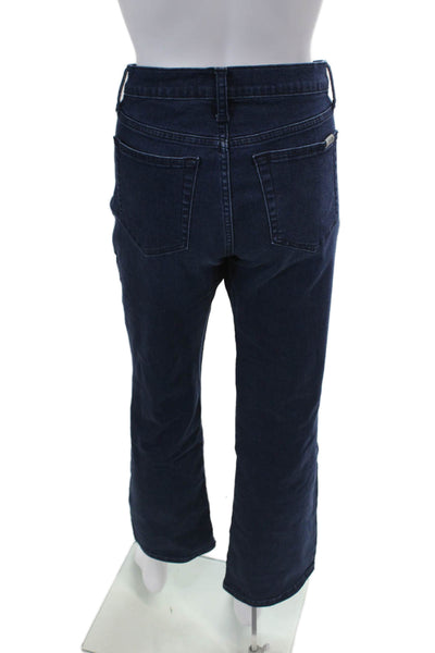 Joes Womens Cotton Zip Button Lined Wide Leg Denim Jeans Blue Size EUR 31