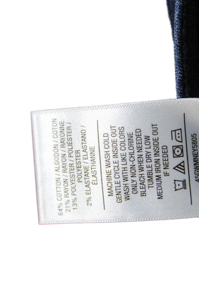 Joes Womens Cotton Zip Button Lined Wide Leg Denim Jeans Blue Size EUR 31
