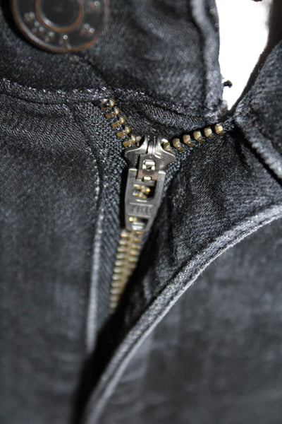 Rag & Bone Jean Womens Cotton Mid-Rise Skinny Denim Jeans Black Size 24