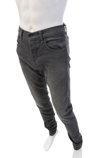 Rag & Bone Mens Fit 3 Classic Skinny Leg Jeans Black Silver Cotton Size 31