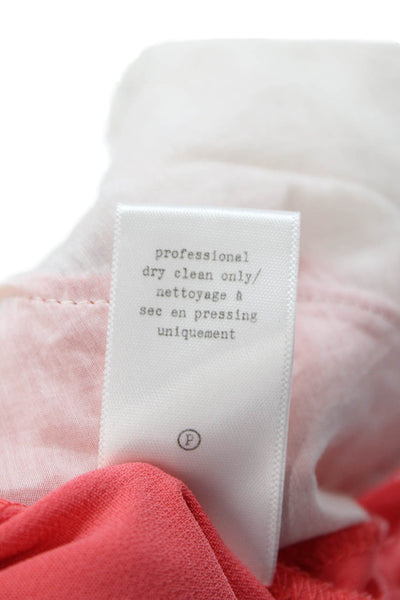 Rag & Bone Womens Solid Drawstring Waist Casual Mini Shorts Pink Size L