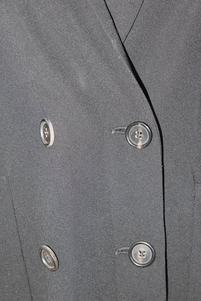Wilfred Womens Notched Collar Two Button Pocketed Blazer Jacket Black Size S