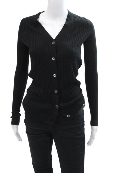 Veronica M Women's Scoop Neck Spaghetti Straps Polka Dot Tank Top Black Size XS