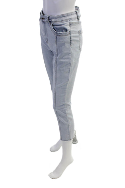 CyC Coco Y Club Womens Midrisr Five Pocket Rhinestone Straight Leg Pants Size 10