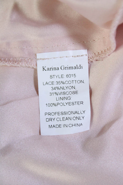 Karina Grimaldi Womens Cotton Blend Floral Print Sleeveless Romper Pink Size XS