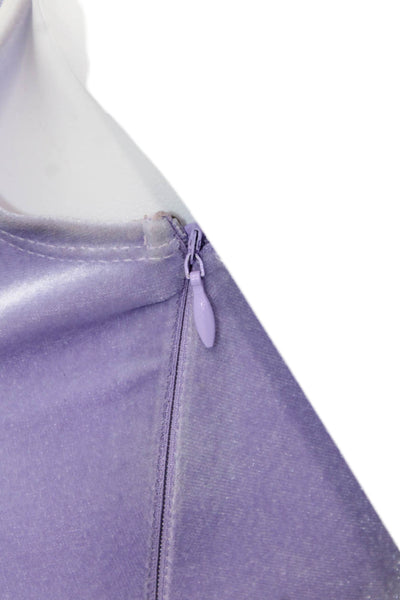 Superdown Womens Sleeveless Round Neck Slip Tank Top Purple Size XS