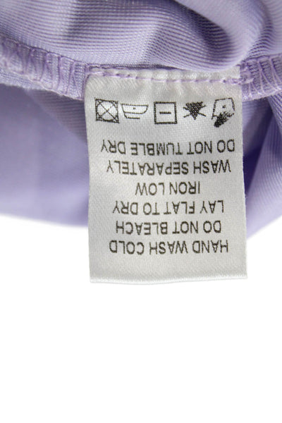 Superdown Womens Sleeveless Round Neck Slip Tank Top Purple Size XS