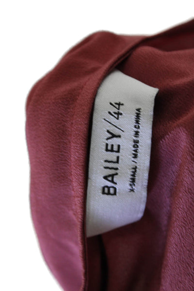 Bailey 44 Womens Silk Off The Shoulder Blouse Dust Rose Pink Size Extra Small