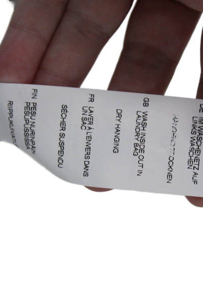 I' Cona Womens Long Sleeves Full Zip Studs Pockets Basic Jacket White Size 44