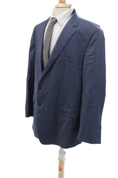 Jos A Bank Reserve Men's Long Sleeves Lined Two Button Jacket Blue Size 40