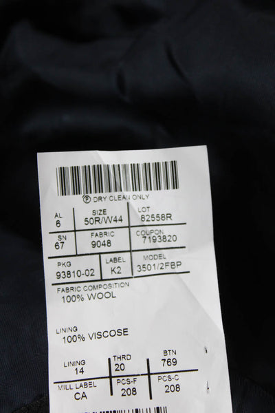 Jos A Bank Reserve Men's Long Sleeves Lined Two Button Jacket Blue Size 40