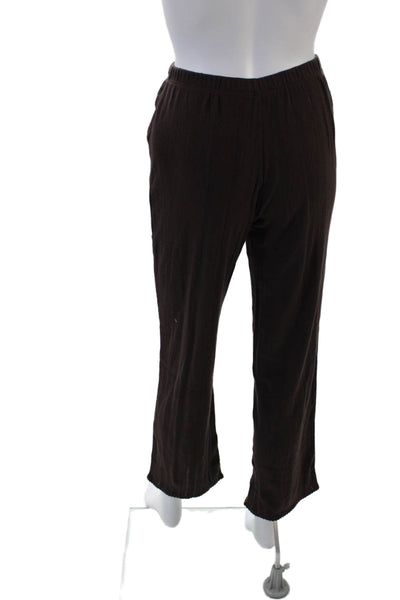 J Crew Womens Cotton Stretch Straight Knit Legging Pants Brown Size 2XS