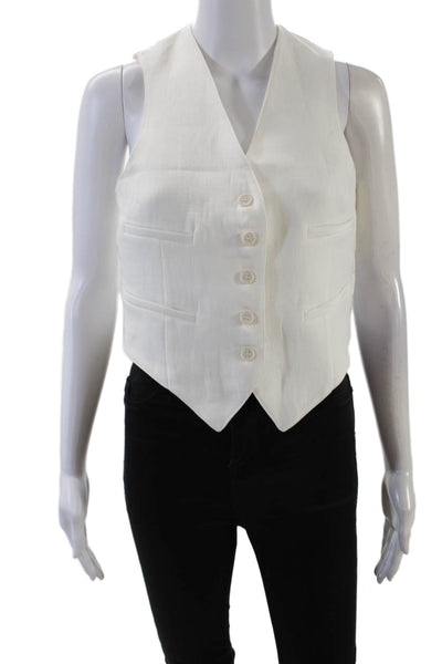 G. Womens Cotton High-Waisted Zippered Bootcut Denim Jeans White Size 24