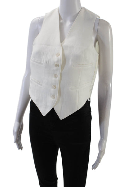 G. Womens Cotton High-Waisted Zippered Bootcut Denim Jeans White Size 24