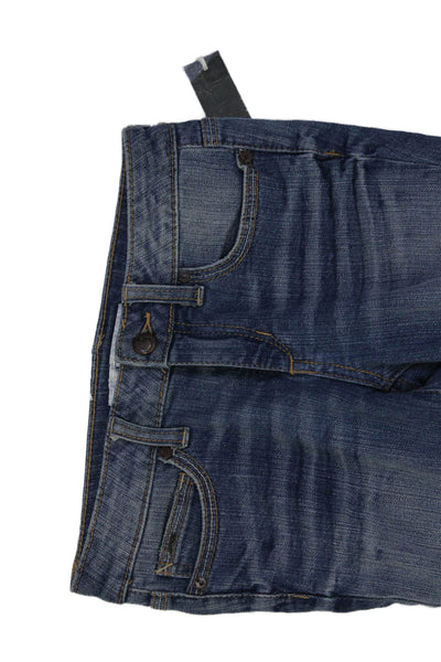 Joes Womens Cotton Low Rise Pocketed Skinny Leg Casual Jeans Blue Size 12