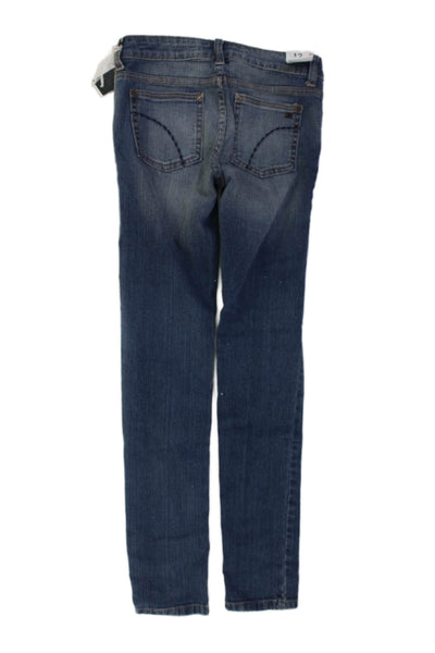 Joes Womens Cotton Low Rise Pocketed Skinny Leg Casual Jeans Blue Size 12