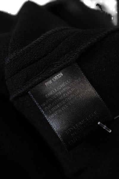 Halston Heritage Womens Sleeveless Crew Neck Strappy Back Blouse Black Size 2