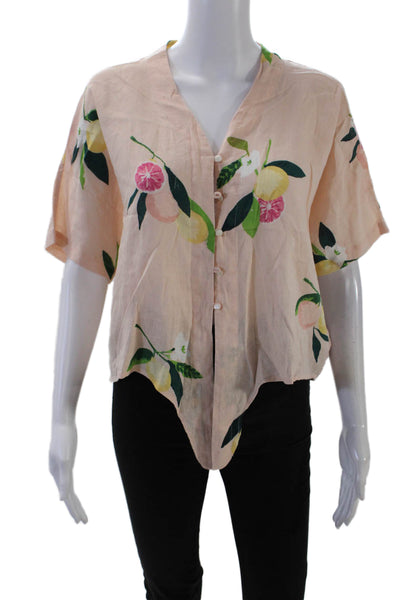 Bailey 44 Womens Short Sleeve Cold Shoulder Square Neck Silk Top Gray Size XS