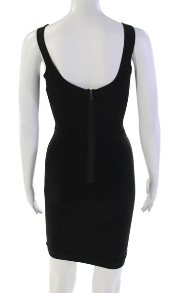 BCBG Max Azria Womens Sleeveless Body Con Dress Black Size Extra Extra Small