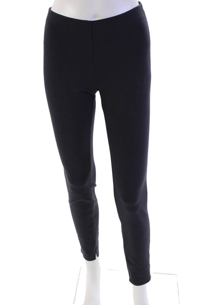 Theory Womens High Rise Pull On Skinny Leg Pants Navy Blue Size Petite