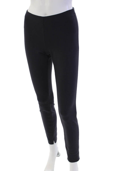 Theory Womens High Rise Pull On Skinny Leg Pants Navy Blue Size Petite
