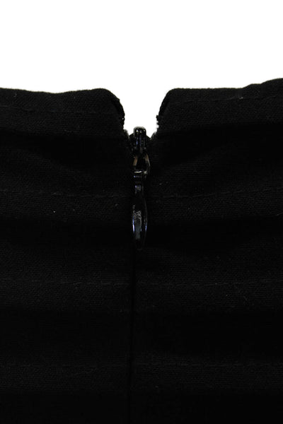 Calvin Klein Womens Sleeveless Knee Length Pleated Pencil Dress Black Size 4