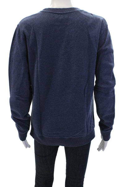 APC Womens Long Sleeve Crew Neck Press Start Sweater Blue Cotton Size Medium