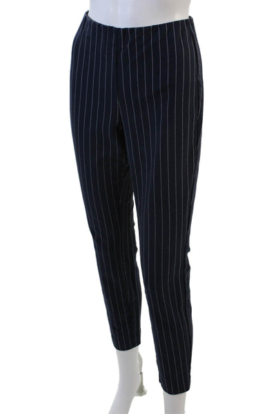 Rag & Bone Women's Hook Closure Flat Front Straight Leg Pants Striped Size 4