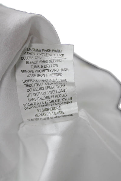 Michael Kors Boys Cotton Collared Button-Down Dress Shirt White Size 14