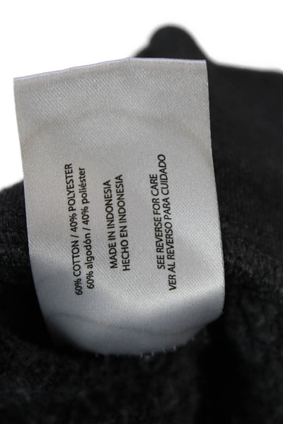 Orvis Mens Cotton Long Sleeve Zippered Pullover Sweatshirt Gray Size XL