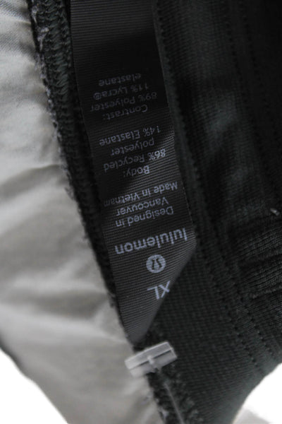 Lululemon Mens Zippered Pocket Drawstring Waist Athletic Shorts Gray Size XL