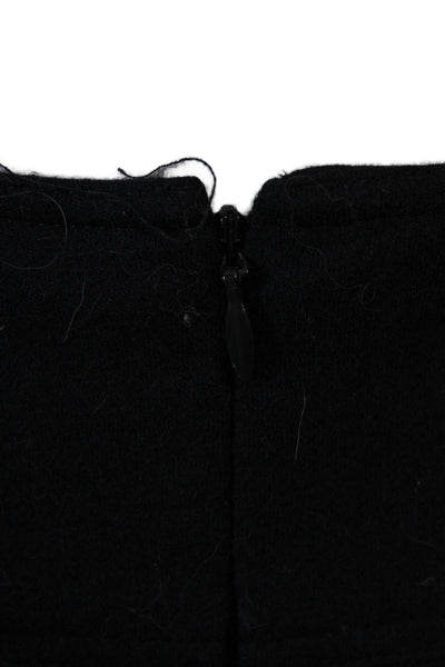 Kay Unger Womens Knee Length Pencil Skirt Midnight Blue Wool Size 6