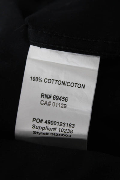 Michael Kors Boys Cotton Long Sleeve Button-Down Dress Shirt Black Size 14