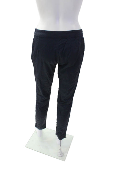 CNC Womens Hook & Eye Tapered Leg Slip-On Dress Pants Navy Blue Size EUR 26